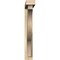 Ekena Millwork Funston Block Rough Sawn Bracket w/ Offset Brace, Douglas Fir, 4"W x 24"D x 28"H BKT0402X24X28FST05RDF - alternate 3